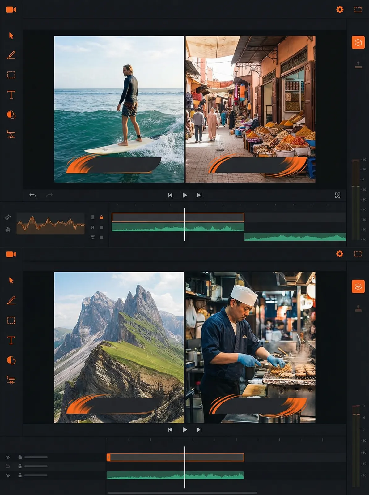 八方体育app Vlog开场模板设计